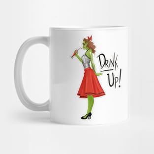 Zombie Girl Wants You To Drink Up Mug